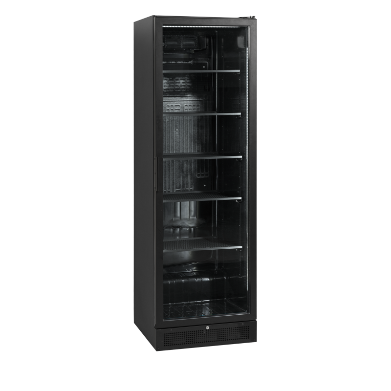 Koelvitrine zwart SCU1425H - TEFCOLD - 53324