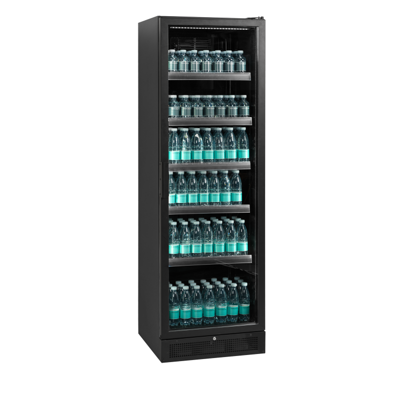 Koelvitrine zwart SCU1425H - TEFCOLD - 53324