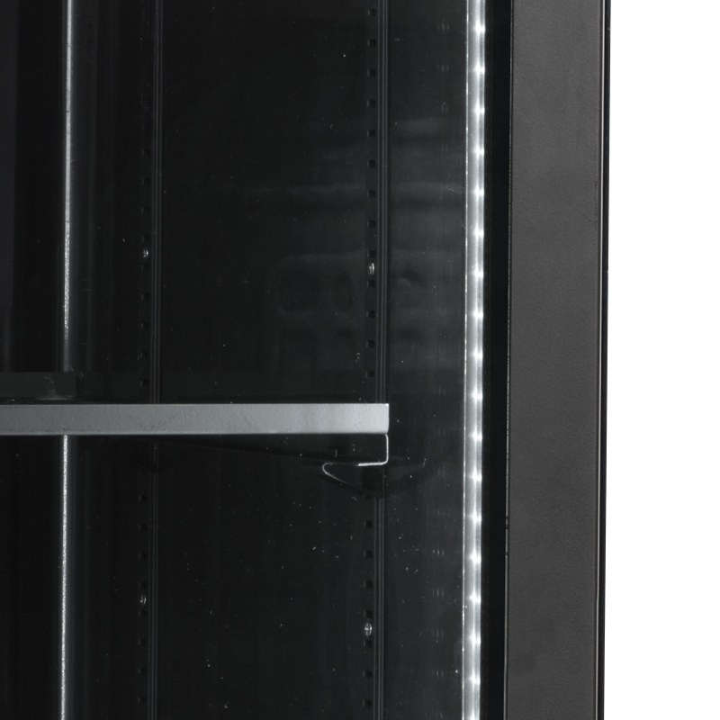 Koelvitrine zwart SCU1425H - TEFCOLD - 53324