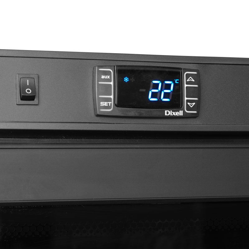 Koelkast met glazen deur GN2/1 UR600BG - TEFCOLD - 53933