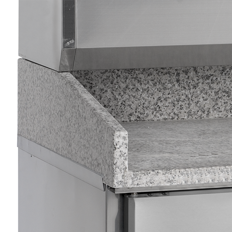 Table &agrave; pizza avec module pour garniture PT1300 + GVC38-200 - TEFCOLD - 67416