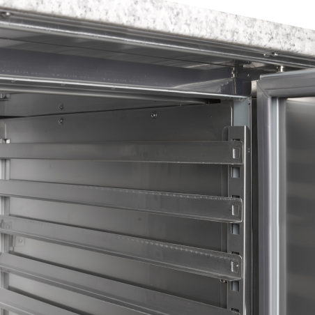 Table &agrave; pizza avec module pour garniture PT1300 + GVC38-200 - TEFCOLD - 67416