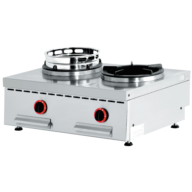 2-pits tafelmodel gaswok WGX1-4/T - Diamant