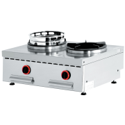 2-pits tafelmodel gaswok WGX1-4/T - Diamant