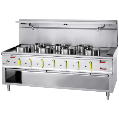 Wok met watergordijn CHINA/3L - Diamant