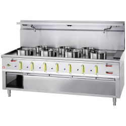 Wok fornuis 7 branders met...