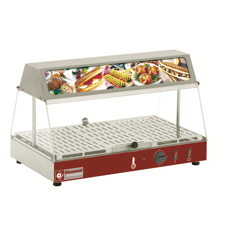 Verwarmde panoramische vitrines - 1 of 2 niveaus - VLS1/R - Diamant