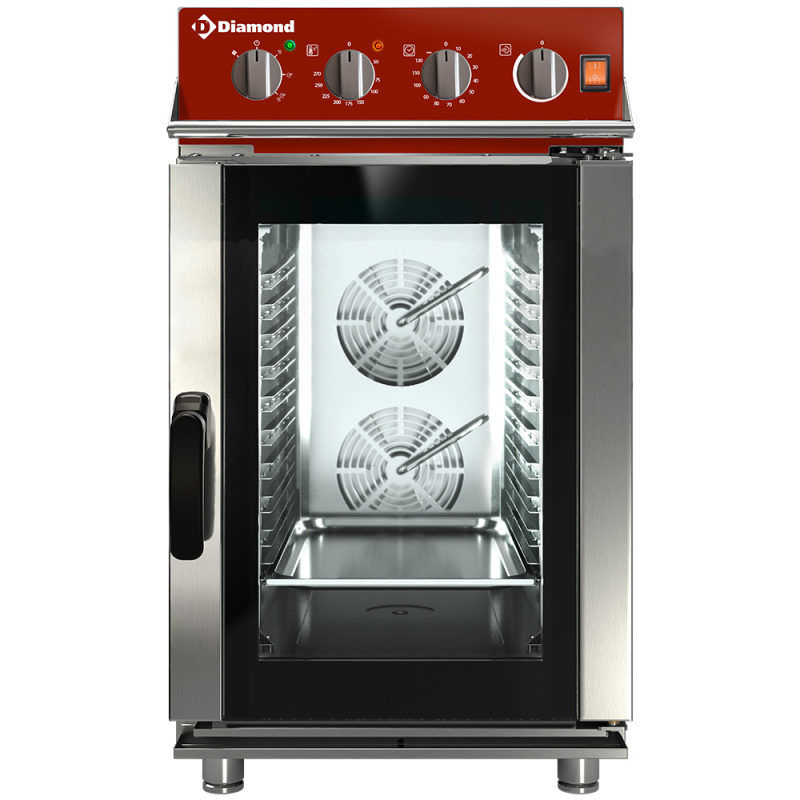 Combinatie stoomoven/convectie elektrisch, 10x GN1/1 mechanisch - Diamond - FVS10-711/CMC