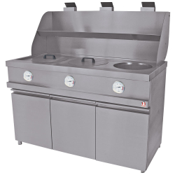 Friteuse gaz HEAVY DUTY, 3...
