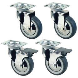 Kit de 4 roues pivotantes...