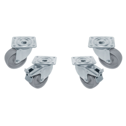 Kit 4 Roues inox pour...