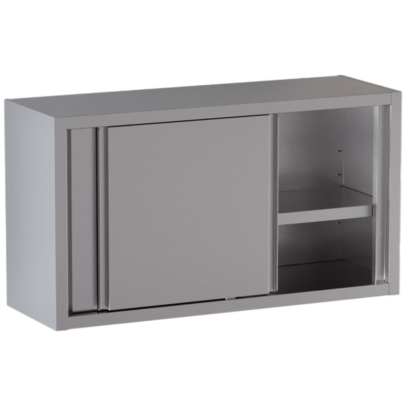 RVS Muurkast, schuifdeuren - Diamond - PSC160-SM3