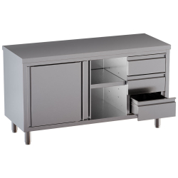 Table sur armoire neutre et...