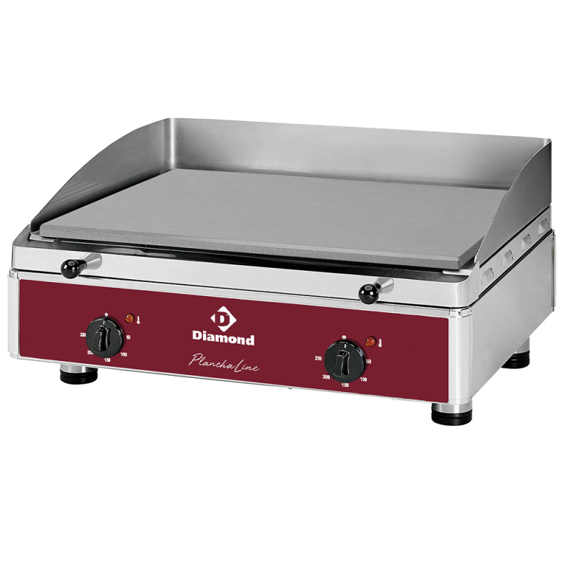 Elektrische bakplaat glad - Diamond - PLANCHA/2EL-N