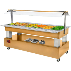 Buffet chauffant, bain...