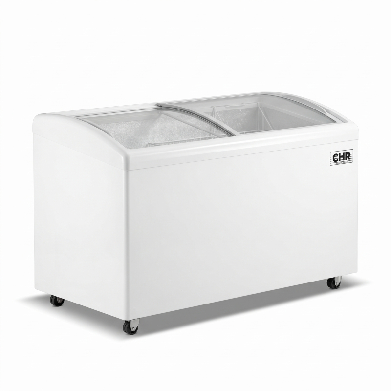 Vriezer/Koelkast met Glazen Schuifdeur 456 Liter - SDW456