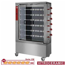 Kippenlijn PLUS - RVE/6C-CM elektrische keramische braadoven van Diamond