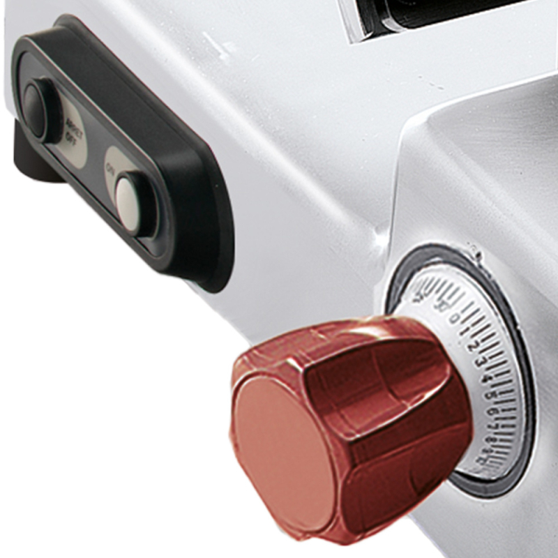 Professionele schuine vleessnijmachine, &Oslash; 350 mm "tandwieloverdrachtssysteem" STONEHENGE PLUS - Diamond - 350/GXS-ST