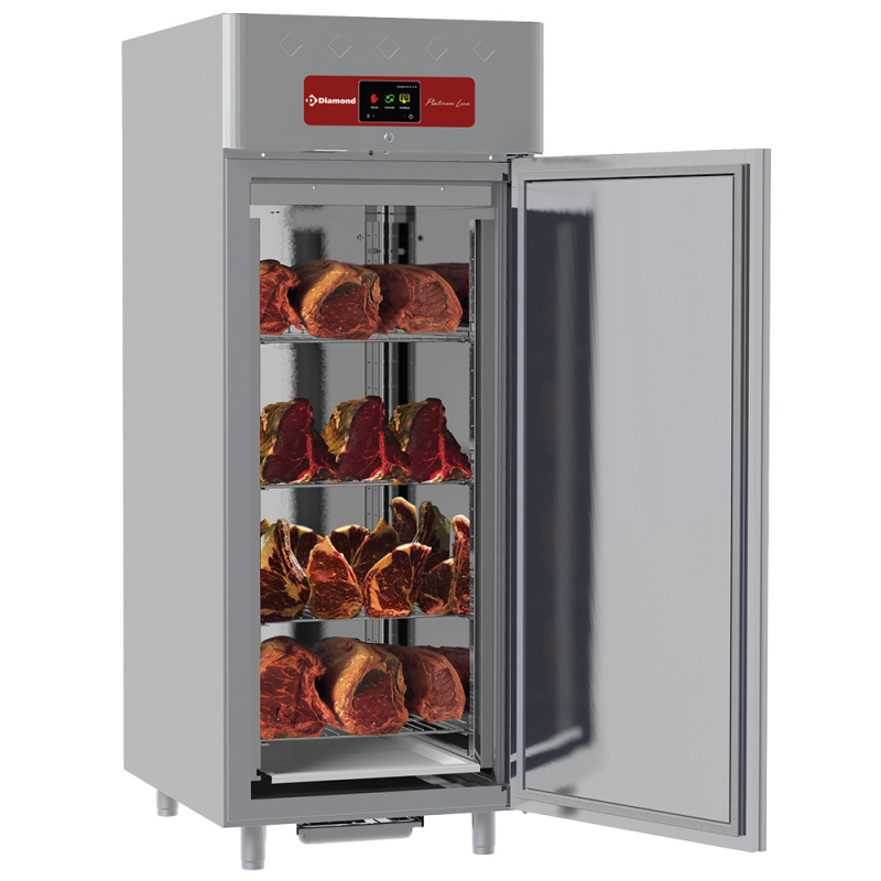 Rijpingskasten voor vlees dry aging 850 Lit. geventileerd, 1 deur, 20xGN 2/1 - Diamond - AL4S/FC