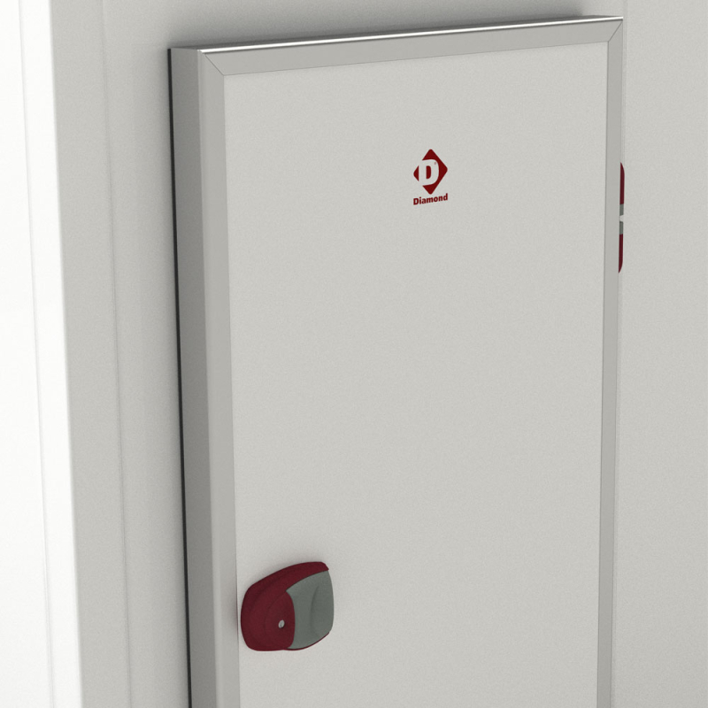 Koude kamer combi ISO 100, dim. int. 2830 x 1430 & 2830 x 1230 xh 2230 mm (9,02 + 7,76 m&sup3;) - Diamond - C1810/XBF-COMBI