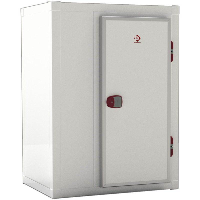 Koude kamer ISO 100, afm. intern 1230 x 1030 xh 2030 mm (2,57 m&sup3;) - Diamond - C26B/10BF
