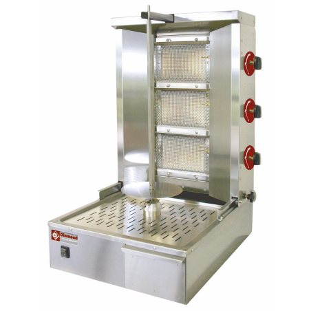Gyros grill - Gas - 20, 35 of 55 kg - KEB-G61 - Diamant
