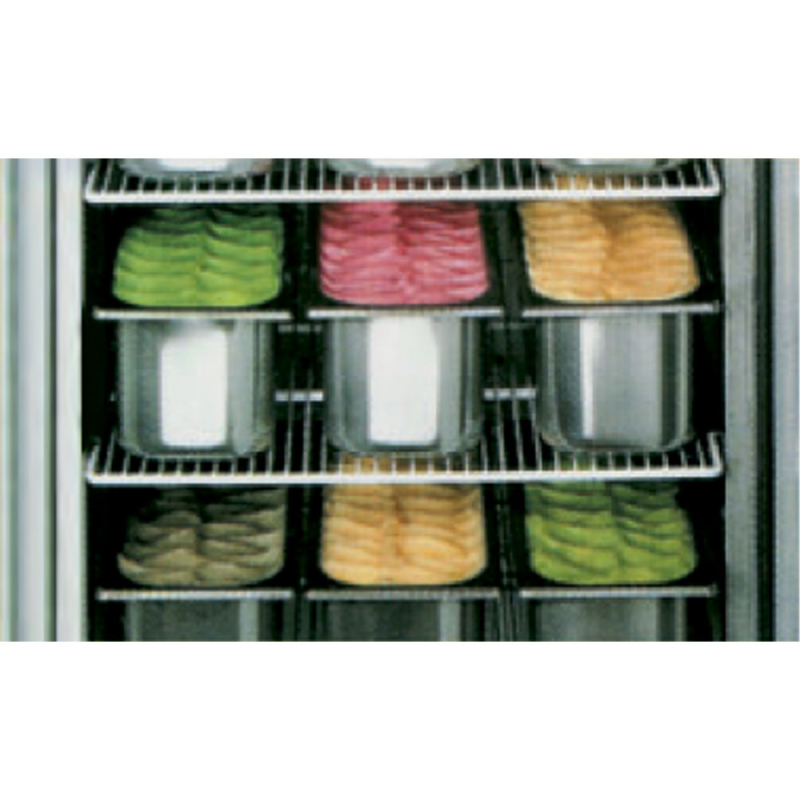 Gekoelde kast "ice-cream" 700 liter geventileerd, 54 bakken (5 liter) - Diamond - CAB61/H1-R2