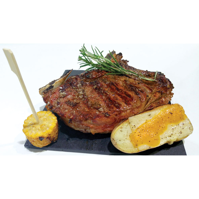 Barbecue-oven op houtskool, GN 2/1 + GN1/1 (120 Kg/h)/Zwart - Diamond - CBQ-120/BK
