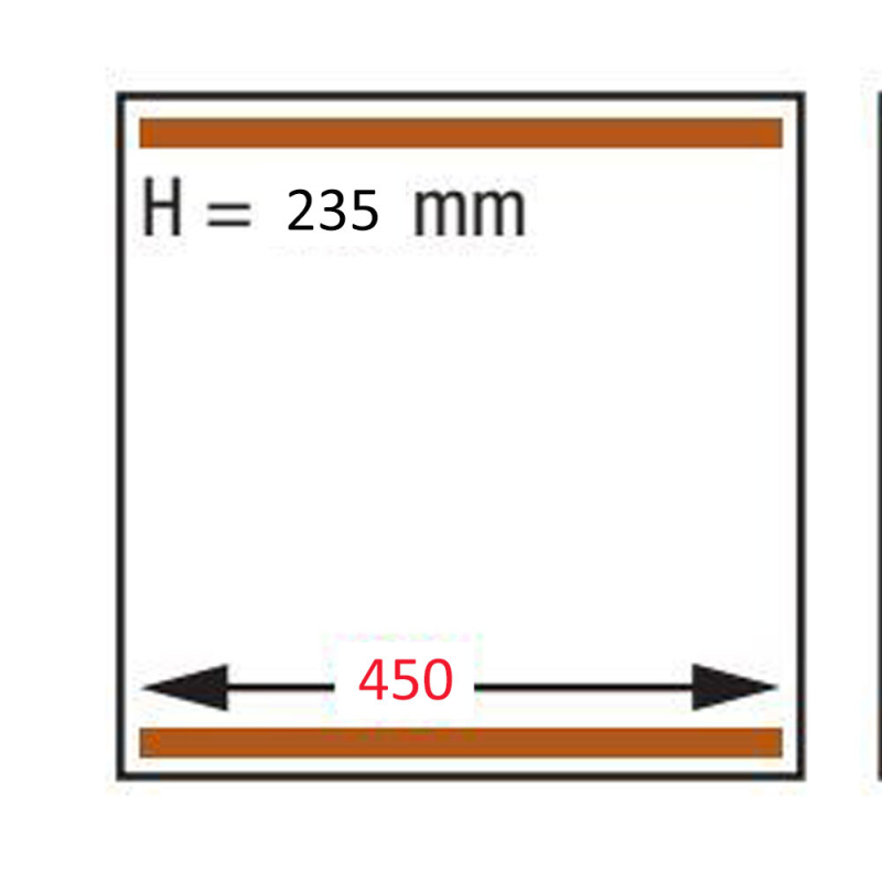 Machine sous-vide, double chambre 450x580xh235 mm. - 63 m3/h - Diamond - CF-150/S