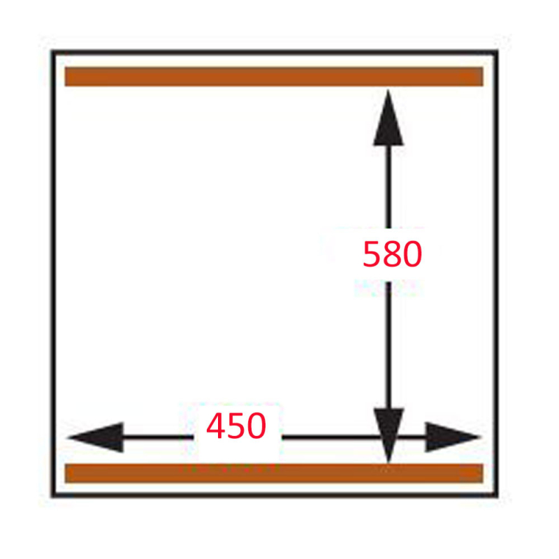 Machine sous-vide, double chambre 450x580xh235 mm. - 63 m3/h - Diamond - CF-150/S