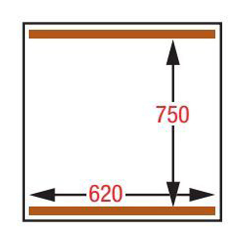 Machine sous-vide, double chambre 620x750xh210 mm. - Diamond - CF-175T/S