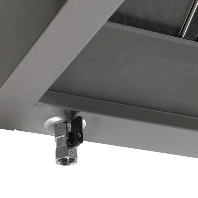 Wandafzuigkap 8 labyrintfilters 500x500 mm - Diamond - CGL5000/N