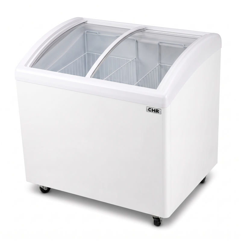 Cong&eacute;lateur/Frigo avec Porte Coulissantes Vitr&eacute;e 336 Litres - SDW336