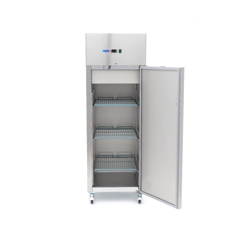Vriezer - 600 L - 3 regelbare etag&egrave;res (2/1 GN) - roestvrij staal - op wielen - Maxima - 09400007