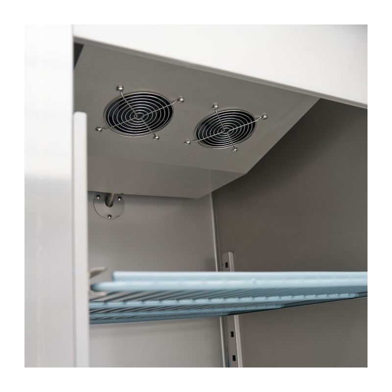 Vriezer - 600 L - 3 regelbare etag&egrave;res (2/1 GN) - roestvrij staal - op wielen - Maxima - 09400007