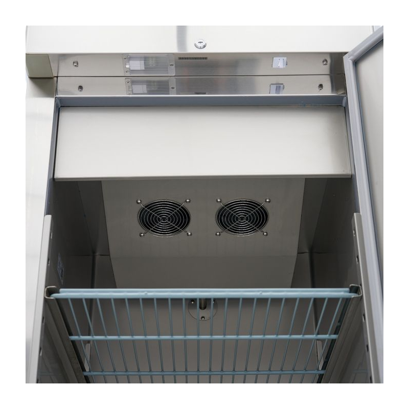 Vriezer - 600 L - 3 regelbare etag&egrave;res (2/1 GN) - roestvrij staal - op wielen - Maxima - 09400007