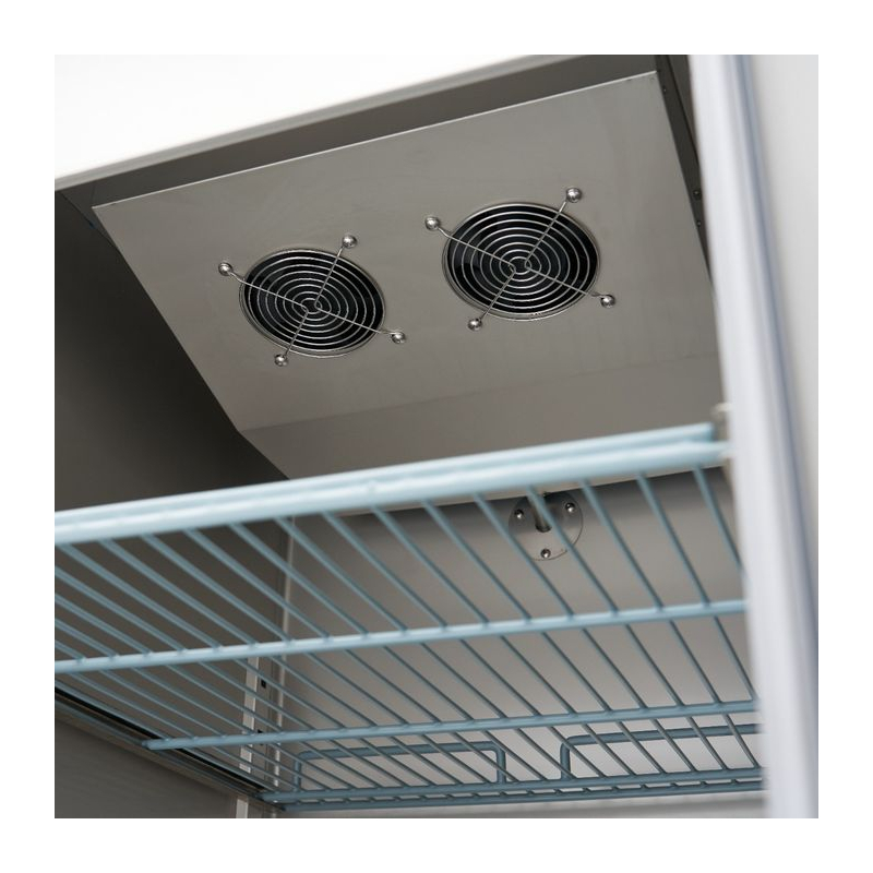 Vriezer - 600 L - 3 regelbare etag&egrave;res (2/1 GN) - roestvrij staal - op wielen - Maxima - 09400007