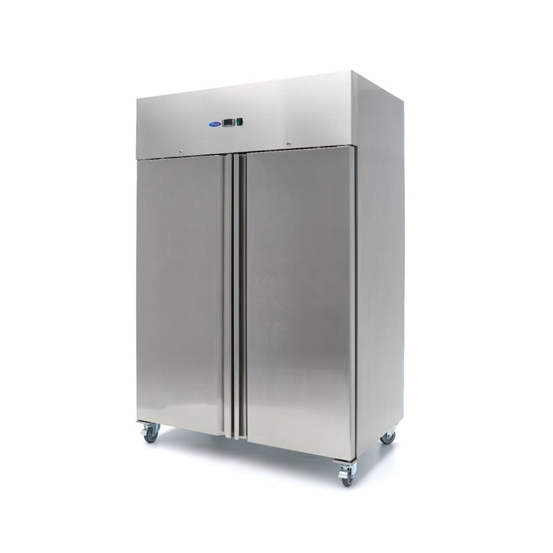 Vriezer - 1200 L - 6 verstelbare leggers (2/1 GN) - roestvrij staal - op wielen - Maxima - 09400017