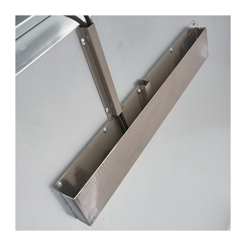 Vriezer - 1200 L - 6 verstelbare leggers (2/1 GN) - roestvrij staal - op wielen - Maxima - 09400017