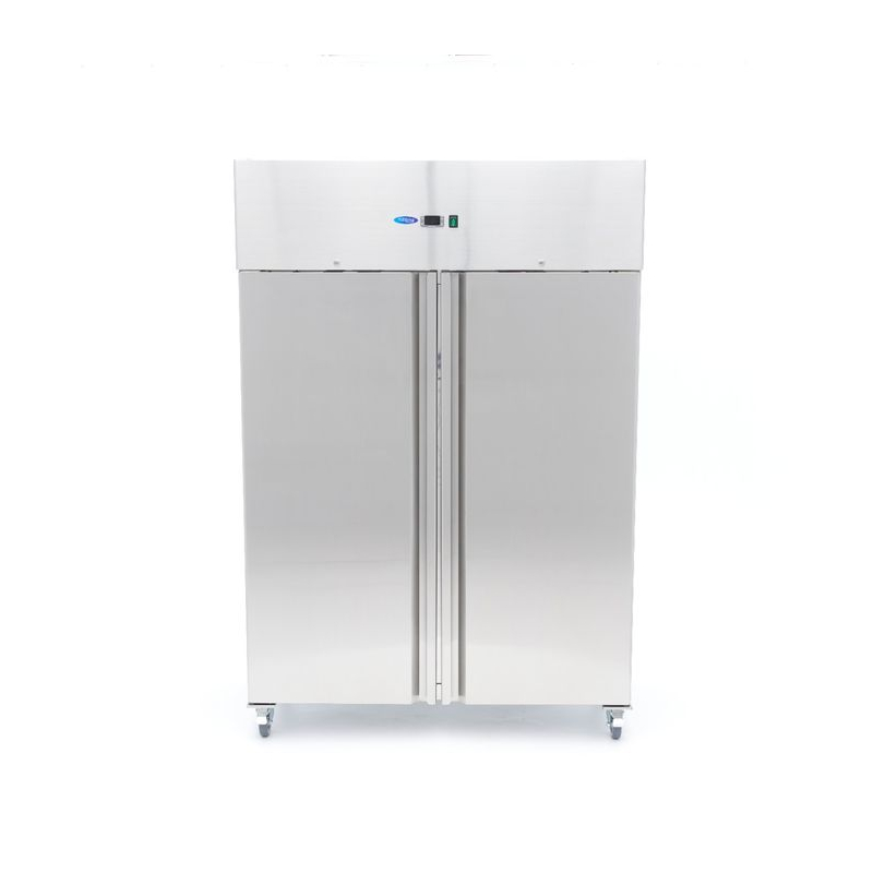 Koelkast - 800 L - 6 regelbare etag&egrave;res - roestvrij staal - op wielen - Maxima - 09400042