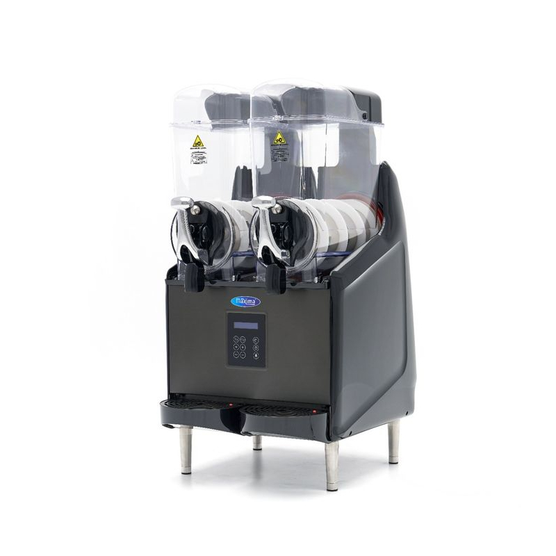 Granitamachine & slushmachine - 2x 12 L - digitaal display - Maxima - 09504005