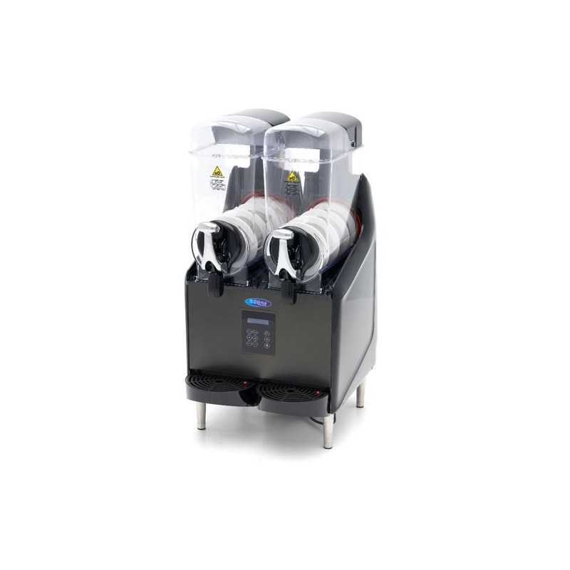 Granitamachine & slushmachine - 2x 12 L - digitaal display - Maxima - 09504005