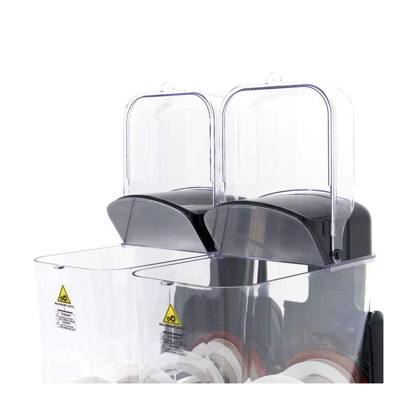 Granitamachine & slushmachine - 2x 12 L - digitaal display - Maxima - 09504005