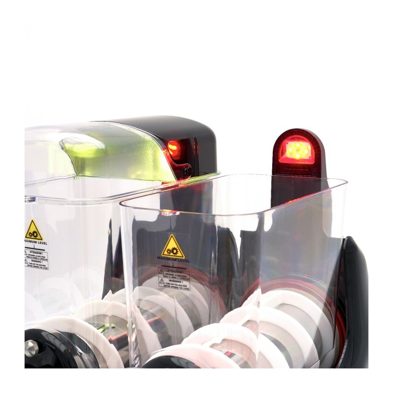 Granitamachine & slushmachine - 2x 12 L - digitaal display - Maxima - 09504005