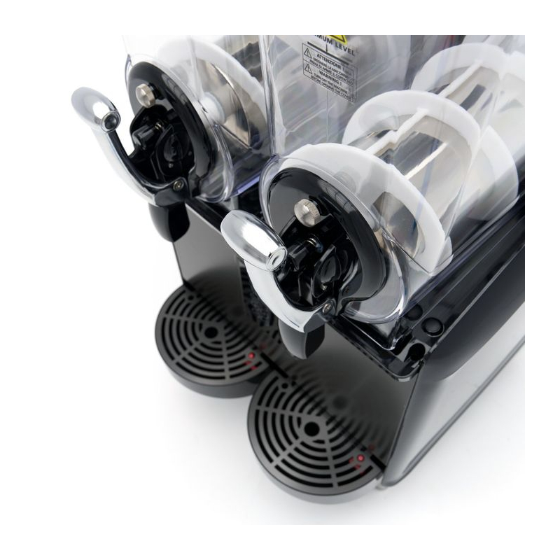 Granitamachine & slushmachine - 2x 12 L - digitaal display - Maxima - 09504005