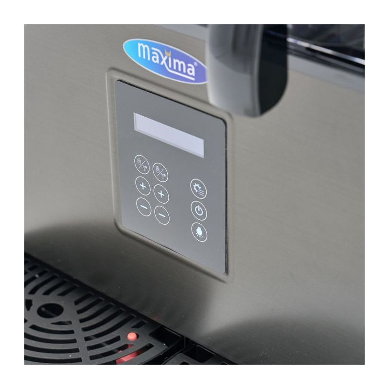 Granitamachine & slushmachine - 2x 12 L - digitaal display - Maxima - 09504005