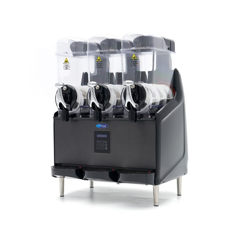 Granitamachine & slushmachine - 3x 12 L - digitaal display - Maxima - 09504006