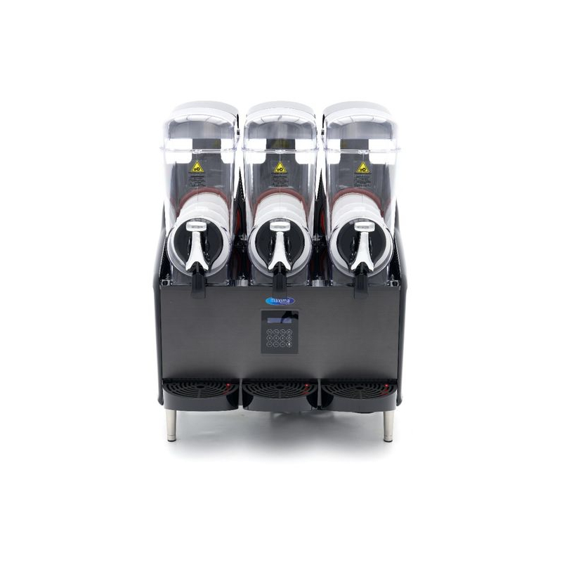 Granitamachine & slushmachine - 3x 12 L - digitaal display - Maxima - 09504006