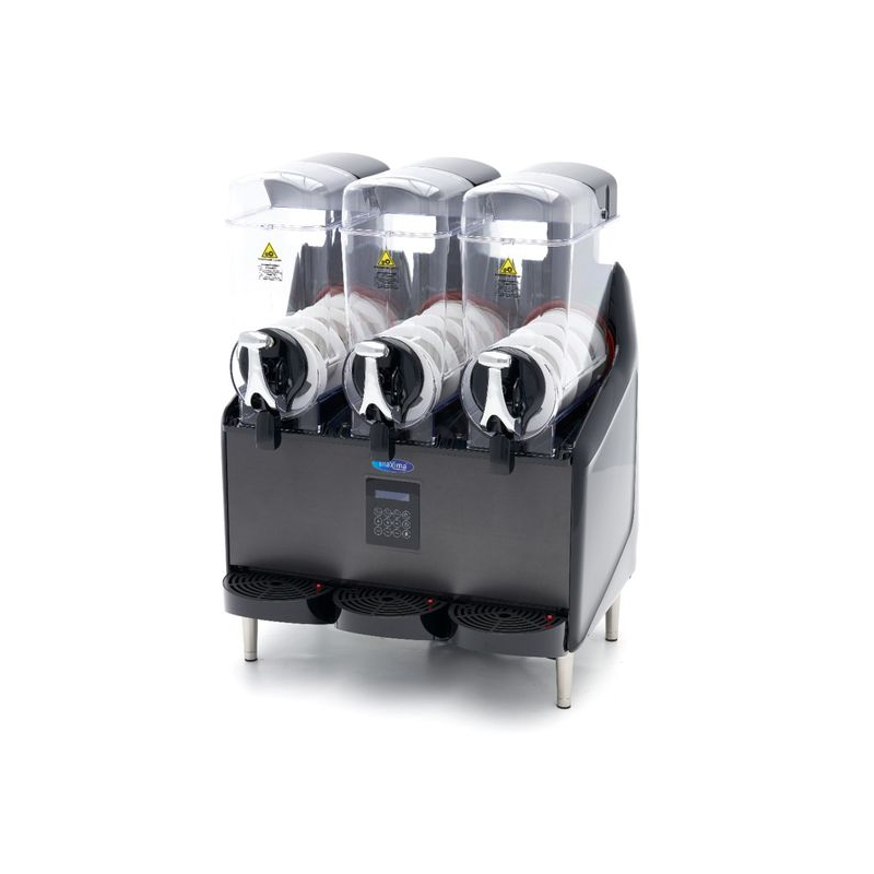 Granitamachine & slushmachine - 3x 12 L - digitaal display - Maxima - 09504006