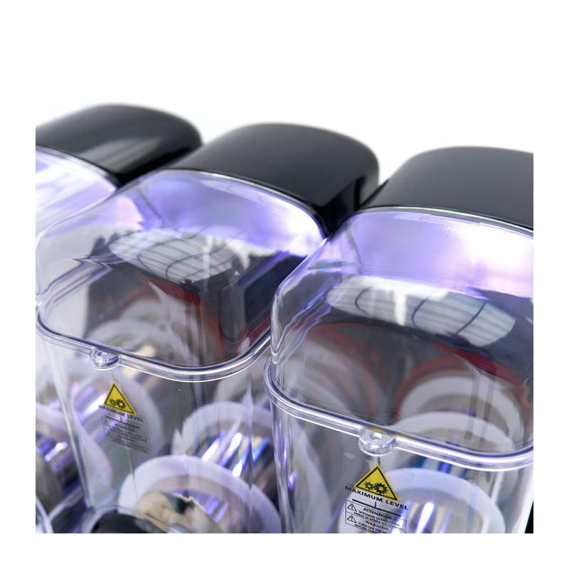 Granitamachine & slushmachine - 3x 12 L - digitaal display - Maxima - 09504006